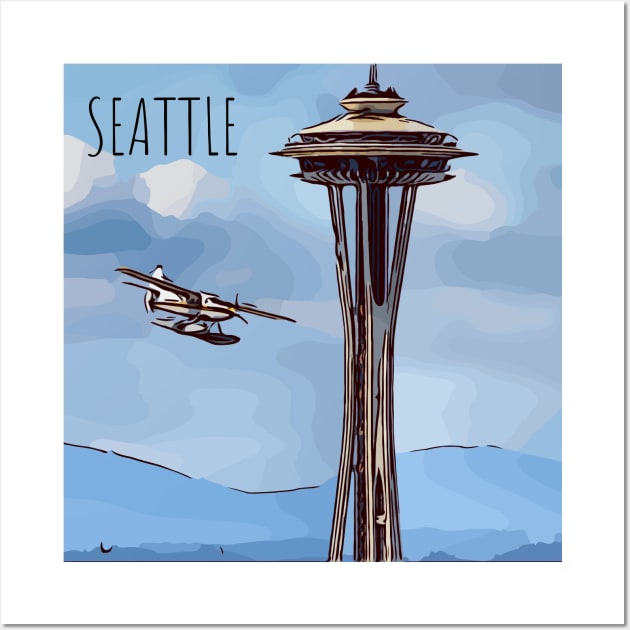 Seattle Wall Art by WelshDesigns